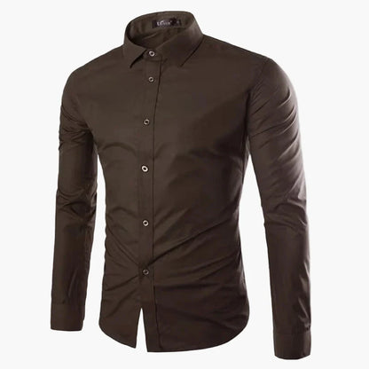 Elegantes Herrenhemd Slim Fit mit langen Ärmeln für Business und Freizeit