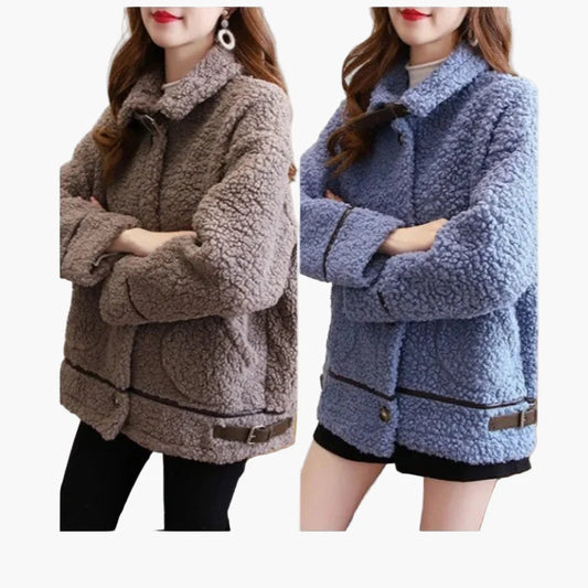 Chaqueta para mujer estilo casual oversize tendencia otoño invierno