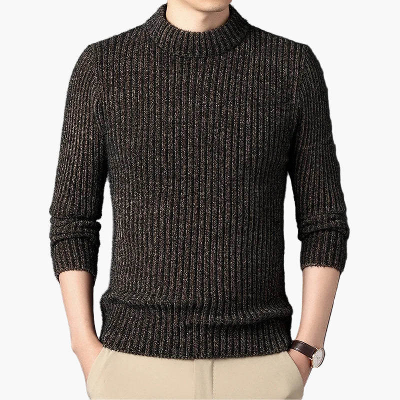 Trui met Opstaande Kraag Casual Stijl voor Heren – Moderne Elegant en Comfort voor Elke Dag