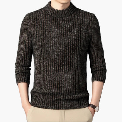 Trui met Opstaande Kraag Casual Stijl voor Heren – Moderne Elegant en Comfort voor Elke Dag