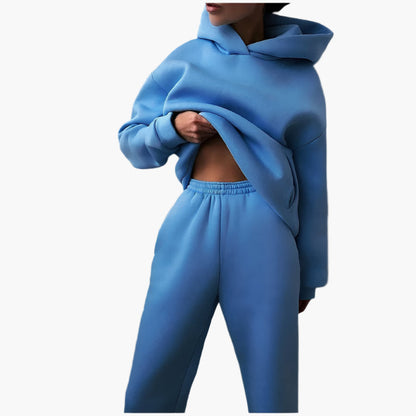 Conjunto de Chándal Casual para Mujer - Sudadera Oversize y Pantalón de Jogging Cómodo para Casa y Ocio