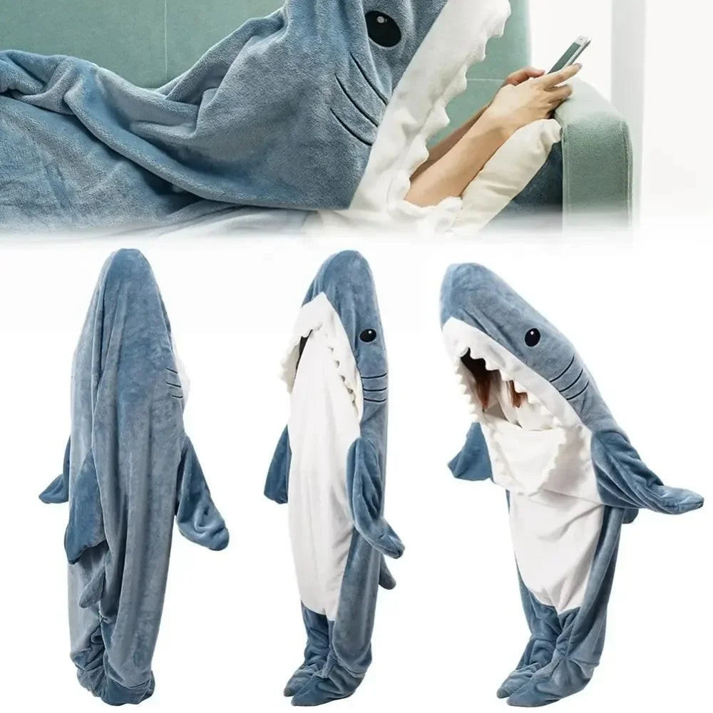 Georgina – Combinaison Pyjama Requin à Capuche