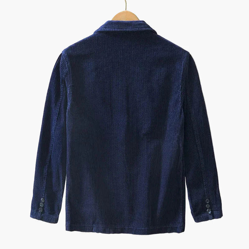 Avslappnad herrblazer i vintage-stil för höst och vinter