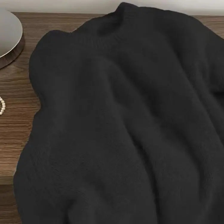 Maglione donna confortevole a collo rotondo in maglia morbida - Disponibile in diversi colori
