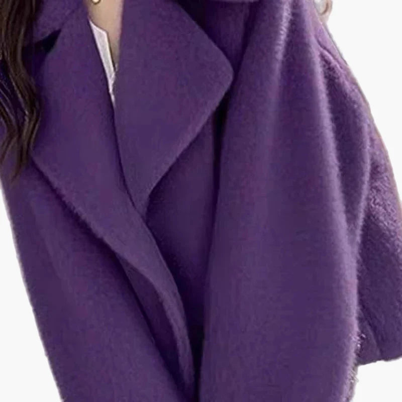 Damesjas moderne stijl, losse elegante snit voor de winter