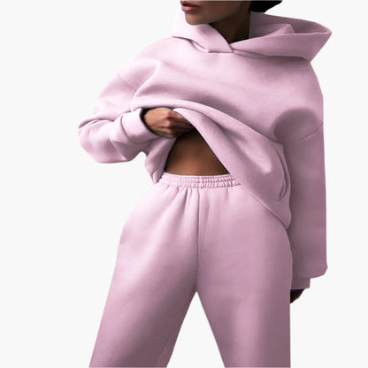 Conjunto de Chándal Casual para Mujer - Sudadera Oversize y Pantalón de Jogging Cómodo para Casa y Ocio
