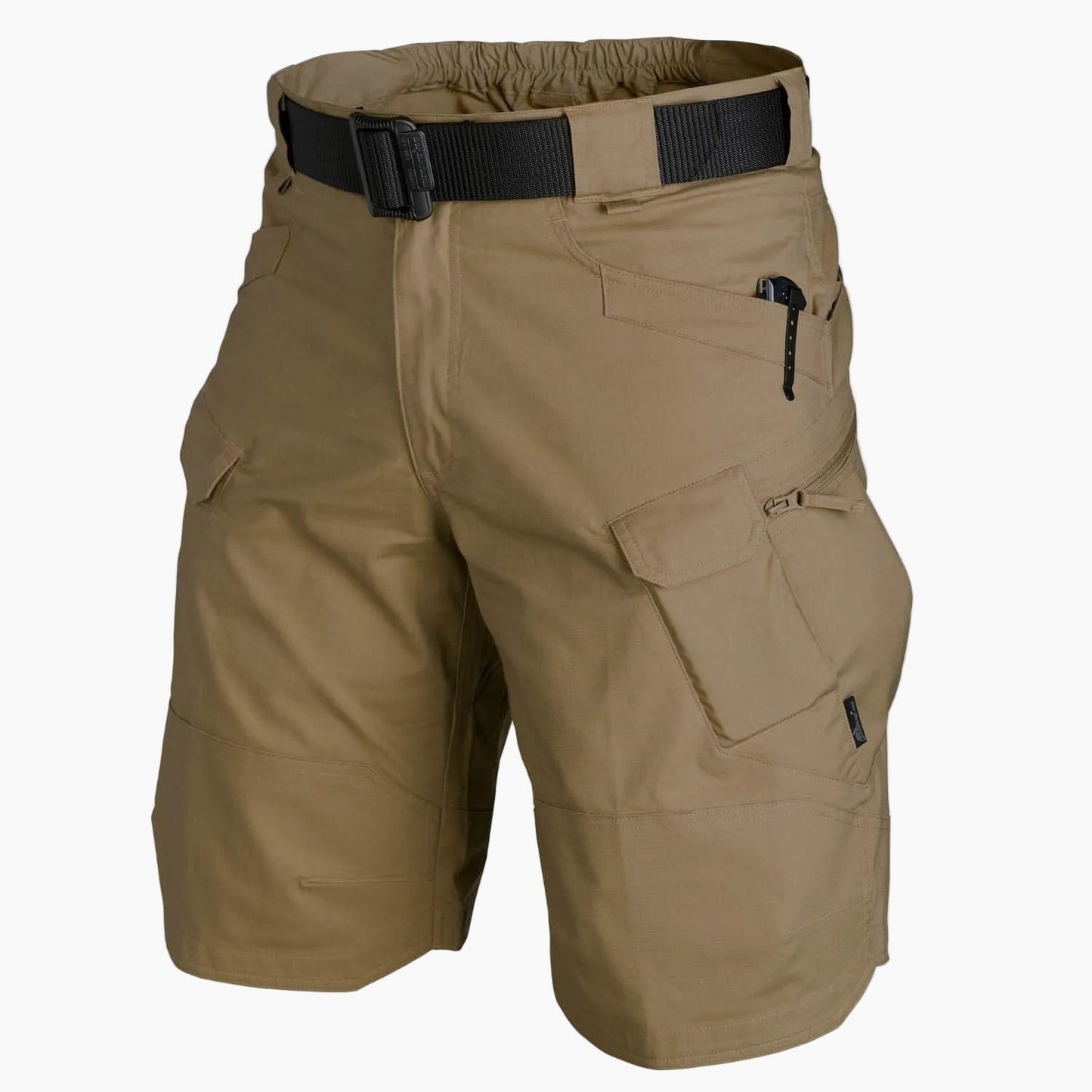 Shorts Tactiques Imperméables Homme Style Militaire Multi-Poches pour Randonnée et Activités Extérieures