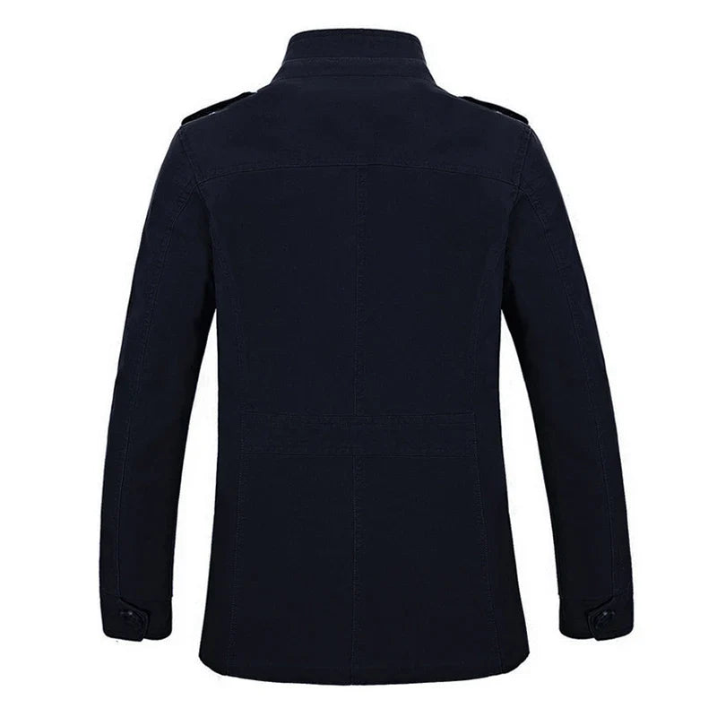 Veste militaire décontractée pour homme style urbain – Manteau automne/hiver élégant