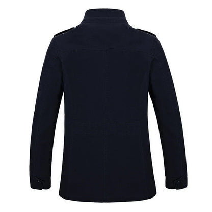 Veste militaire décontractée pour homme style urbain – Manteau automne/hiver élégant