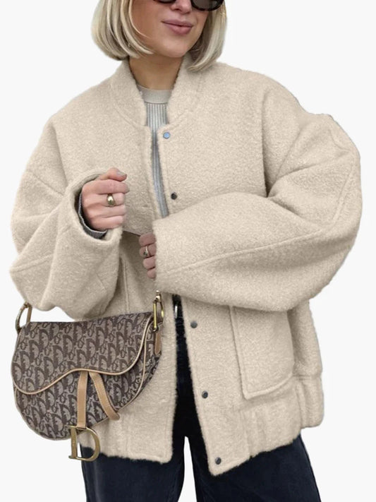 Chaqueta de mujer casual estilo oversize para un look urbano a la moda