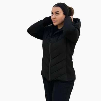 Chaqueta acolchada con capucha para mujer – Estilo urbano y comodidad diaria