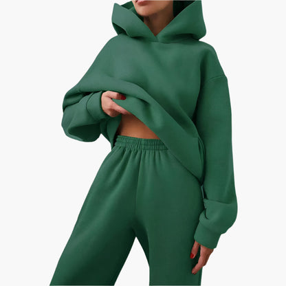 Conjunto de Chándal Casual para Mujer - Sudadera Oversize y Pantalón de Jogging Cómodo para Casa y Ocio