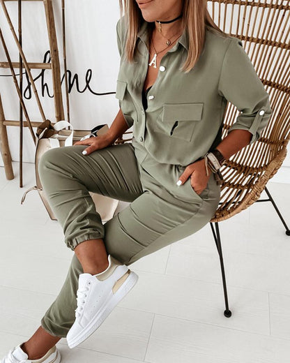 Elegante damesoverall in veelzijdige casual chique stijl