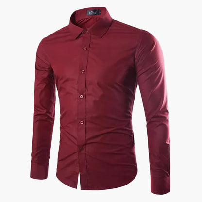 Elegantes Herrenhemd Slim Fit mit langen Ärmeln für Business und Freizeit