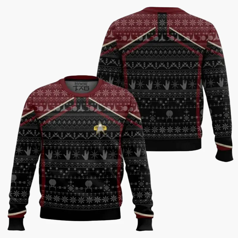 Sweat-shirt Geek Unisexe Style Noël Inspiré Science-Fiction – Idée Cadeau Originale