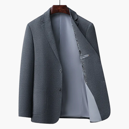 Giacca da uomo elegante stile business, taglio moderno, ideale per ufficio ed eventi formali