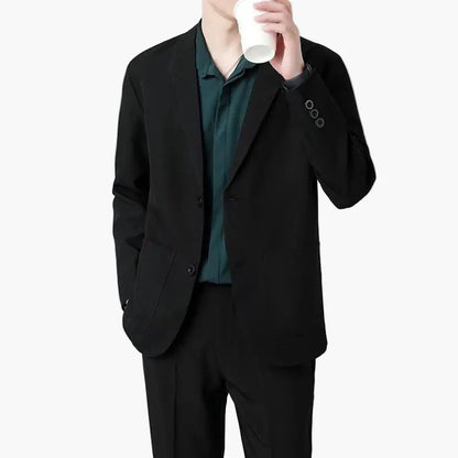 Avslappnad och elegant herrblazer i urban stil