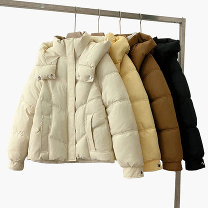 Chaqueta acolchada casual para mujer estilo acogedor invierno