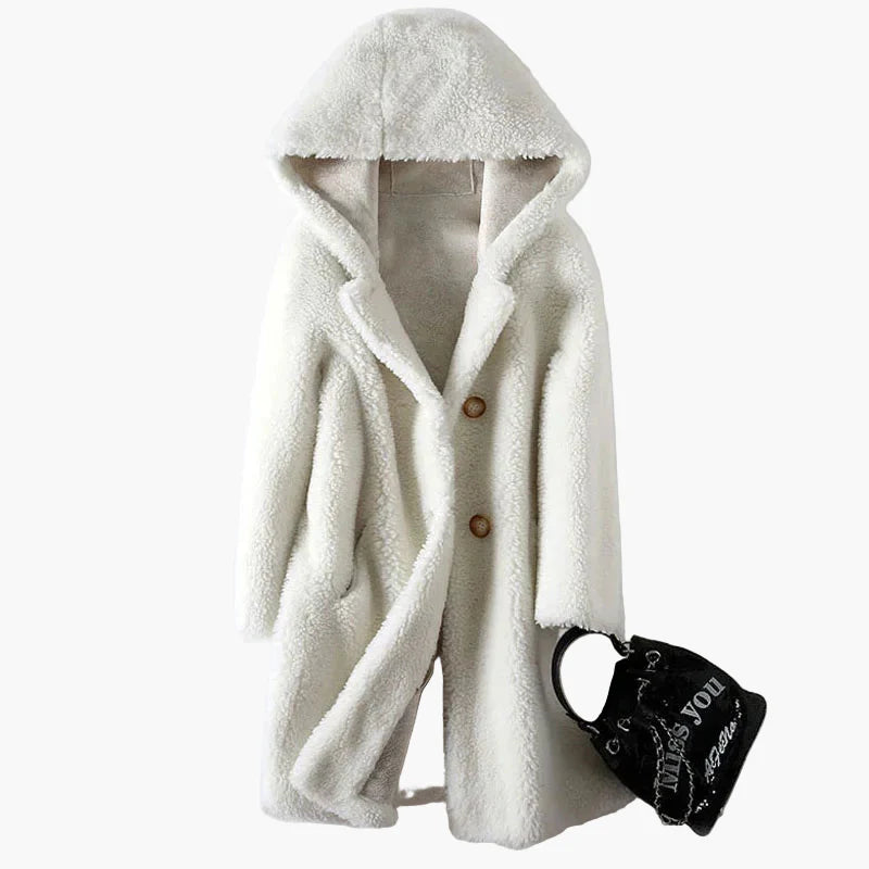 Manteau à capuche style décontracté pour femme - élégant et chaud pour l'hiver