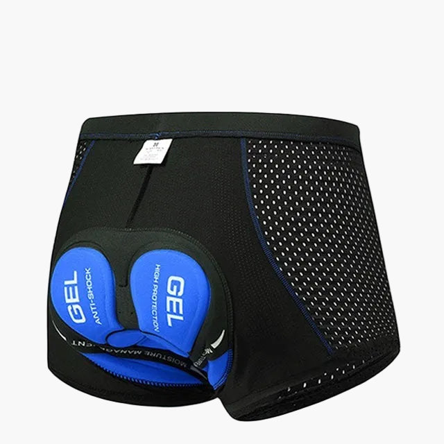 Short de cyclisme homme rembourré gel 5D respirant anti-choc pour longues distances