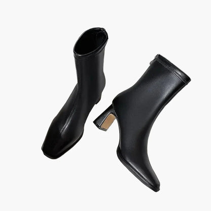 Bottines à talon carré pour femme élégantes et tendance