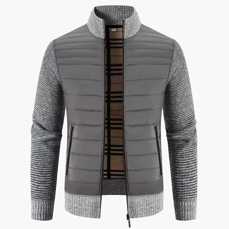 Chaqueta de punto para hombre estilo coreano elegante para ocio y uso diario
