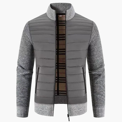 Chaqueta de punto para hombre estilo coreano elegante para ocio y uso diario