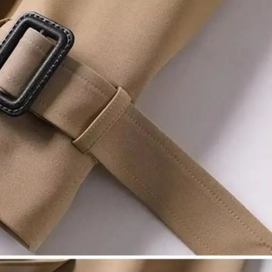 Trench-coat long double boutonnage avec ceinture pour femme - Plusieurs couleurs