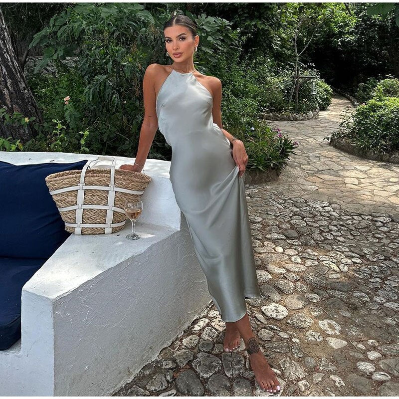 Rose – Robe Maxi Élégante