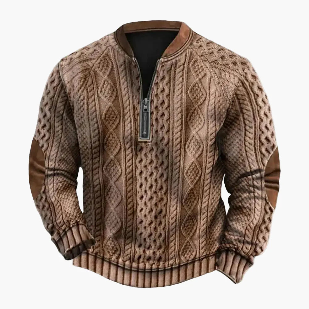 Sudadera para hombre con cuello redondo estilo patchwork sportswear chic para otoño e invierno