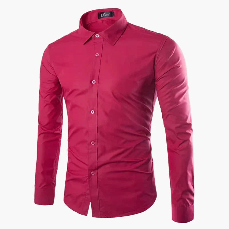 Elegantes Herrenhemd Slim Fit mit langen Ärmeln für Business und Freizeit