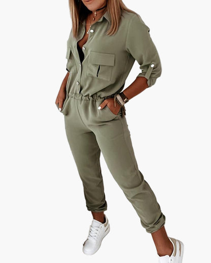 Elegante damesoverall in veelzijdige casual chique stijl