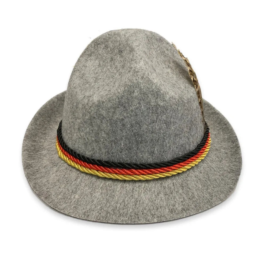 Costume da festa bavarese da uomo, camicia a quadri e pantaloncini Lederhosen