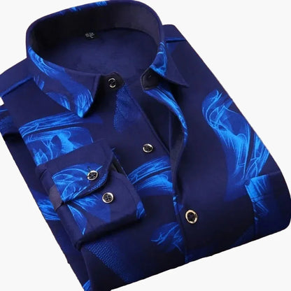 Camisa de cuadros casual para hombre, estilo clásico elegante, ideal para un look diario o profesional