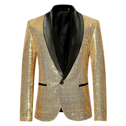 Elliott – Blazer Homme avec Paillettes pour Fête et Scène
