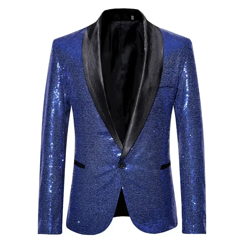 Elliott – Blazer Homme avec Paillettes pour Fête et Scène