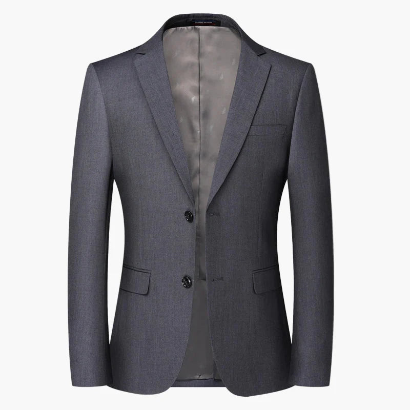 Elegant men's two-button suit jacket for business and ceremonies
