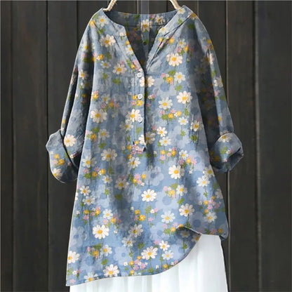 Sacha™ - Blouse à Manches Longues à Imprimé Fleuri
