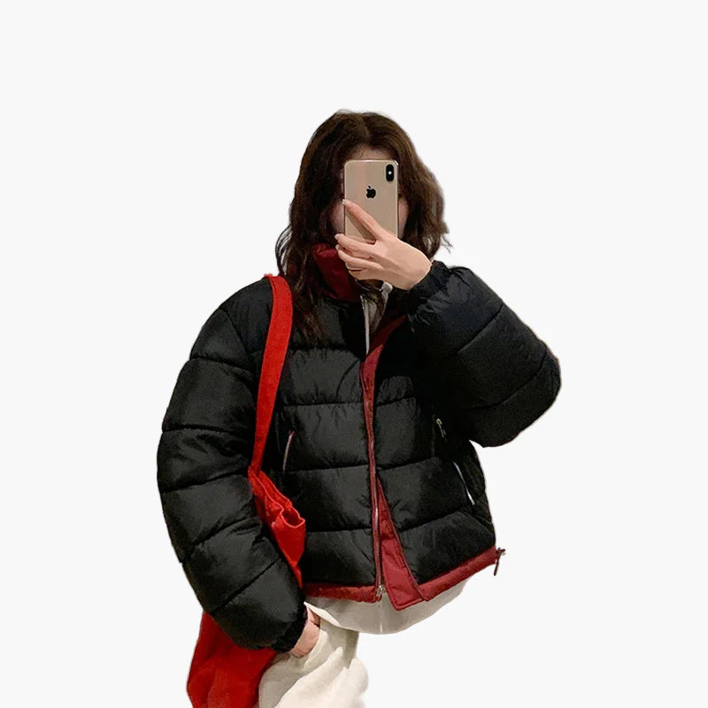 Chaqueta acolchada casual para mujer, estilo urbano, ideal para el invierno y actividades al aire libre