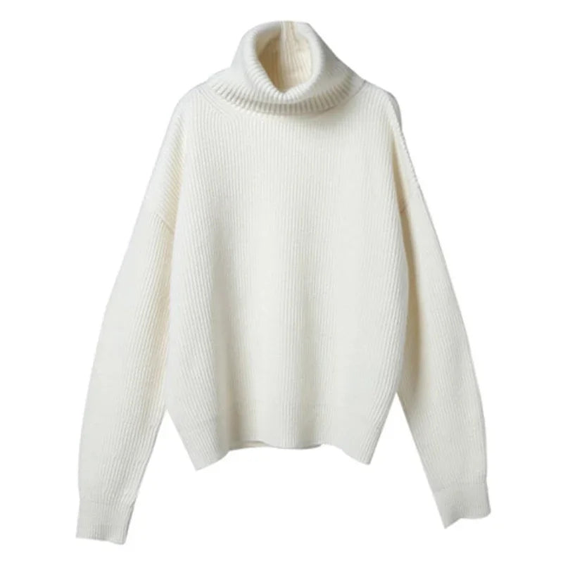 Oversize polotröja för dam – avslappnad och trendig stil