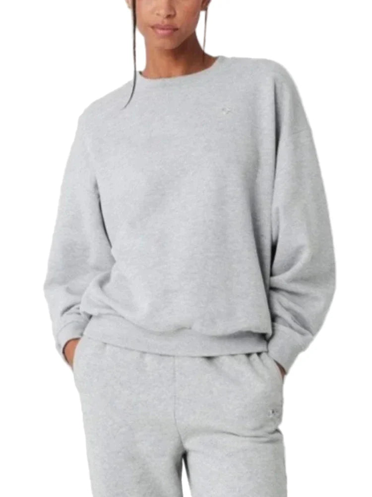 Lös sweatshirt för kvinnor i urban avslappnad stil
