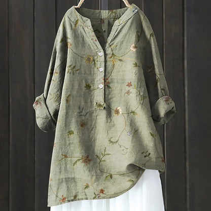Sacha™ - Blouse à Manches Longues à Imprimé Fleuri