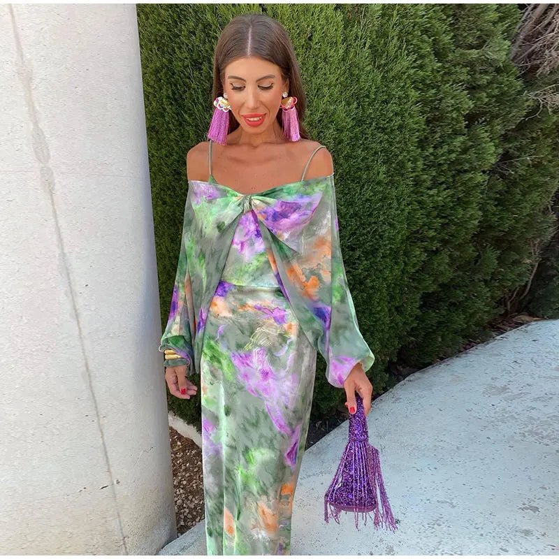 Elizabeth – Maxi-jurk met Batikpatroon