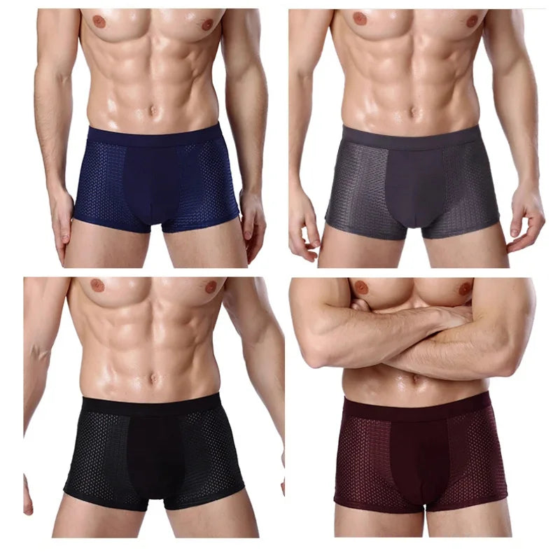 Giles – Åndbar bambusboxershorts til mænd
