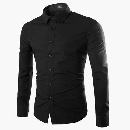 Elegantes Herrenhemd Slim Fit mit langen Ärmeln für Business und Freizeit
