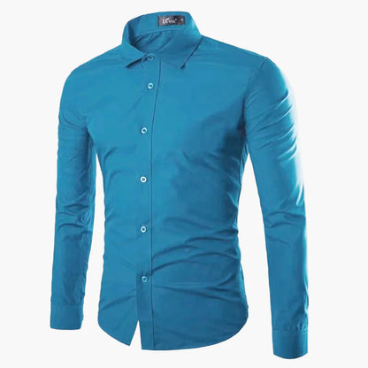 Elegantes Herrenhemd Slim Fit mit langen Ärmeln für Business und Freizeit