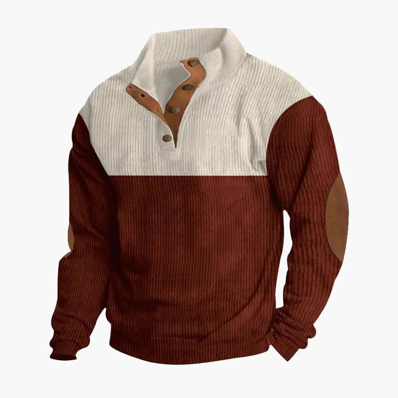 Casual button-up sweater for men – Stylish and comfortable urban fashion