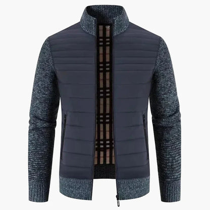 Chaqueta de punto para hombre estilo coreano elegante para ocio y uso diario