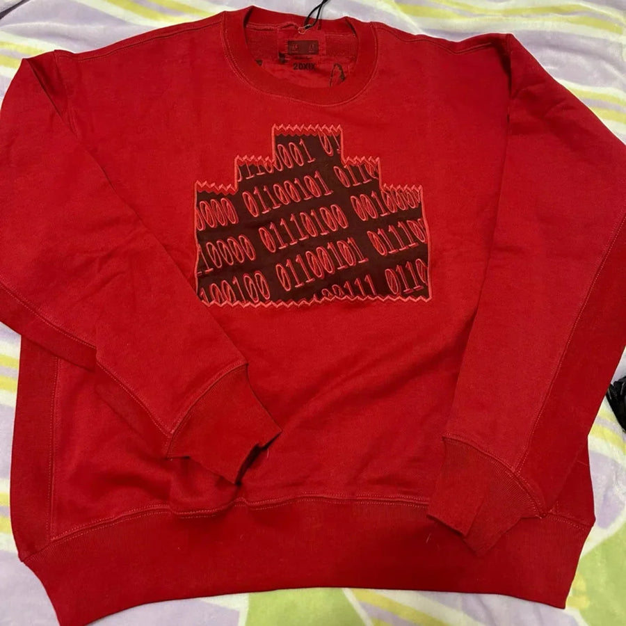 Unisex crew-neck sweatshirt with a graphic design, available in several colors and sizes