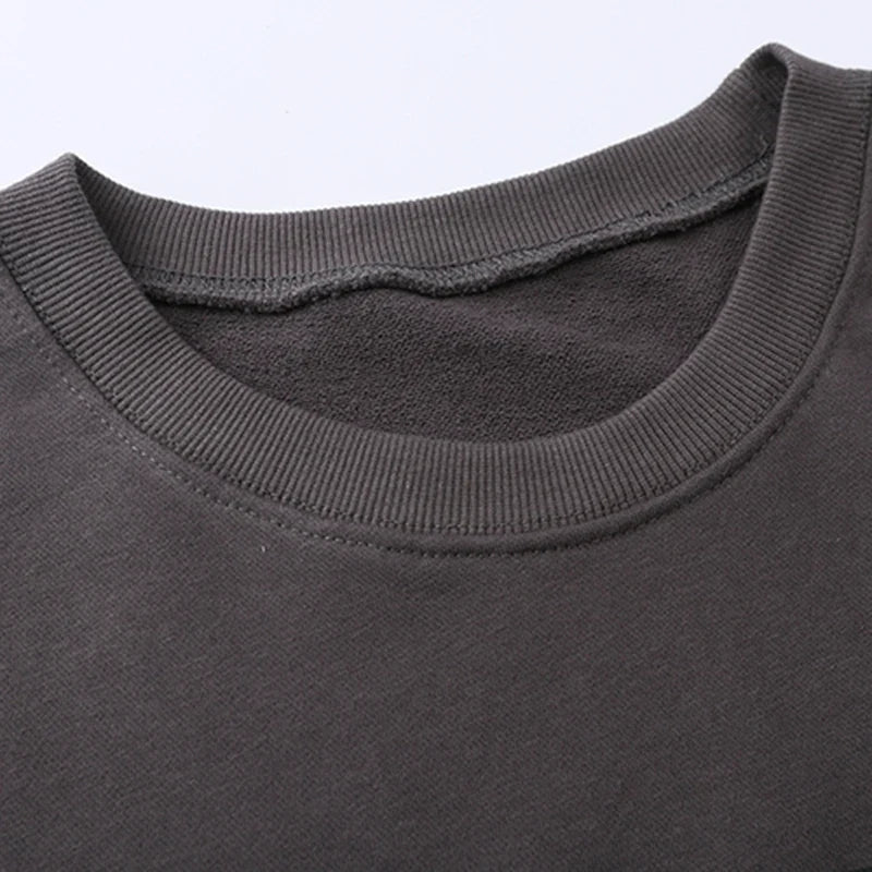 Sweatshirt met ronde hals en grafische print in urban stijl - antracietgrijs
